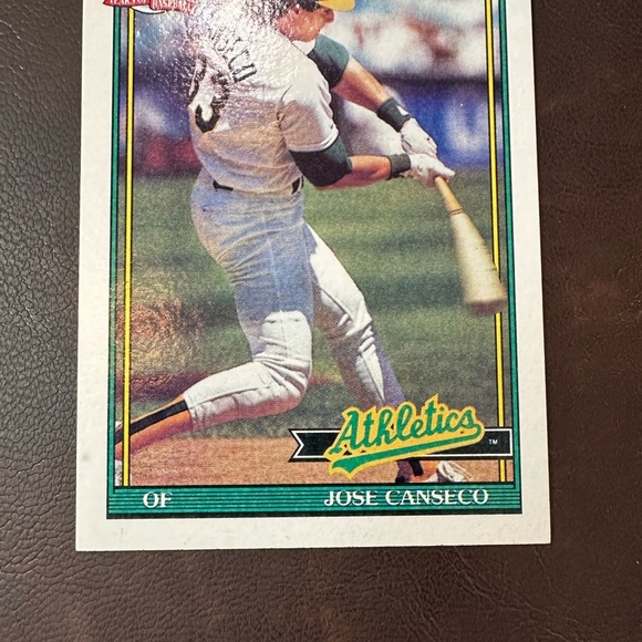 1991 Topps 40 Years Of Baseball #700 Jose Canseco Oakland Athletics Rare - Picture 2 of 6